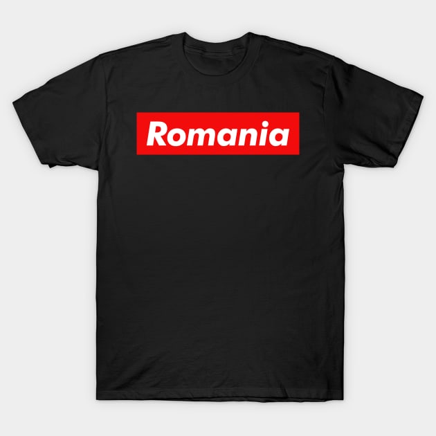 Romania T-Shirt by monkeyflip